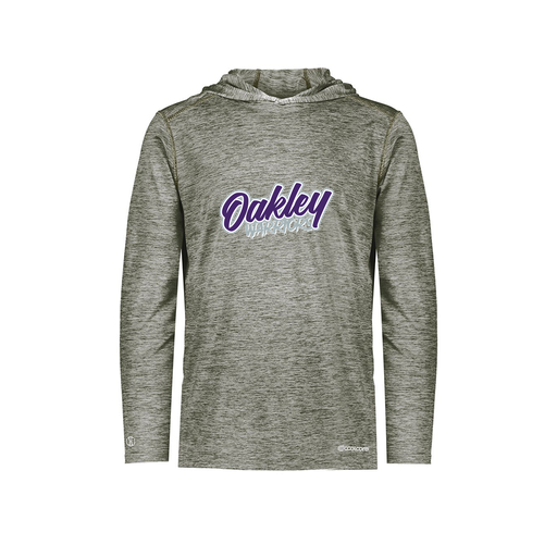 [FOLHCGGY-YS-LOGO1] Decker Youth Charge Hoodie (Youth S, Gray, Logo 1)