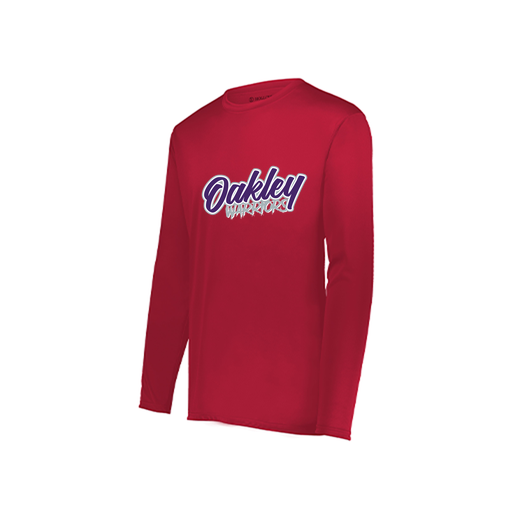 [222822.083.XS-LOGO1] Men's LS Smooth Sport Shirt (Adult XS, Red, Logo 1)