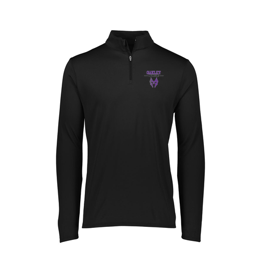 [FTLQFLBK-FAXS-LOGO2] Ladies Flex-Lite 1/4 Zip Shirt (Female Adult XS, Black, Logo 2)
