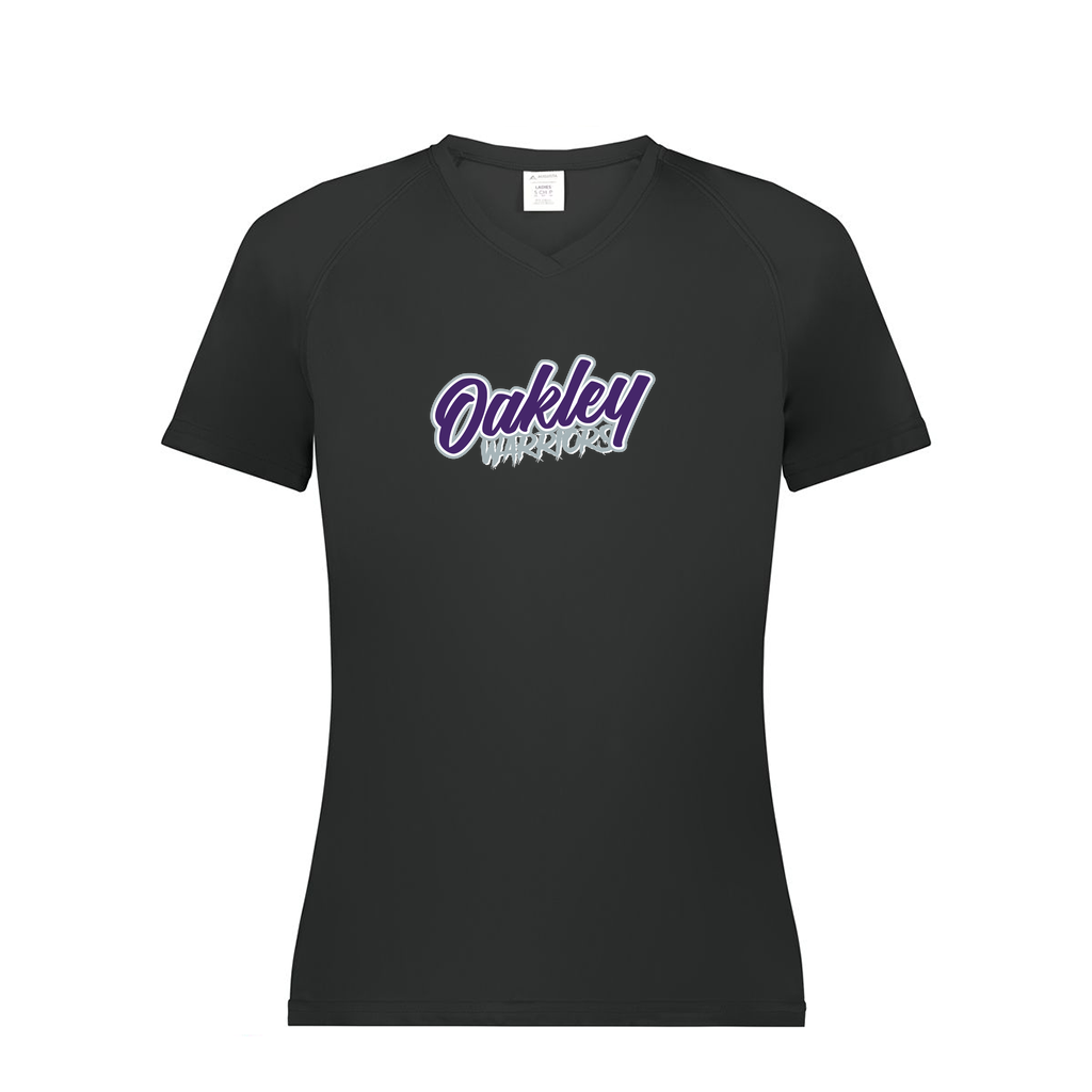 Ladies Smooth Sport V-Neck T-Shirt