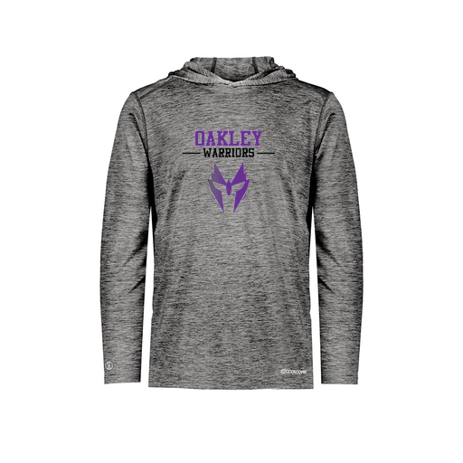 [FOLHCGBK-AS-LOGO2] Men's Charge Hoodie (Adult S, Black, Logo 2)