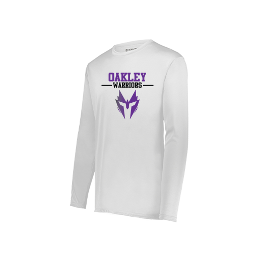 [222822.005.XS-LOGO2] Men's LS Smooth Sport Shirt (Adult XS, White, Logo 2)